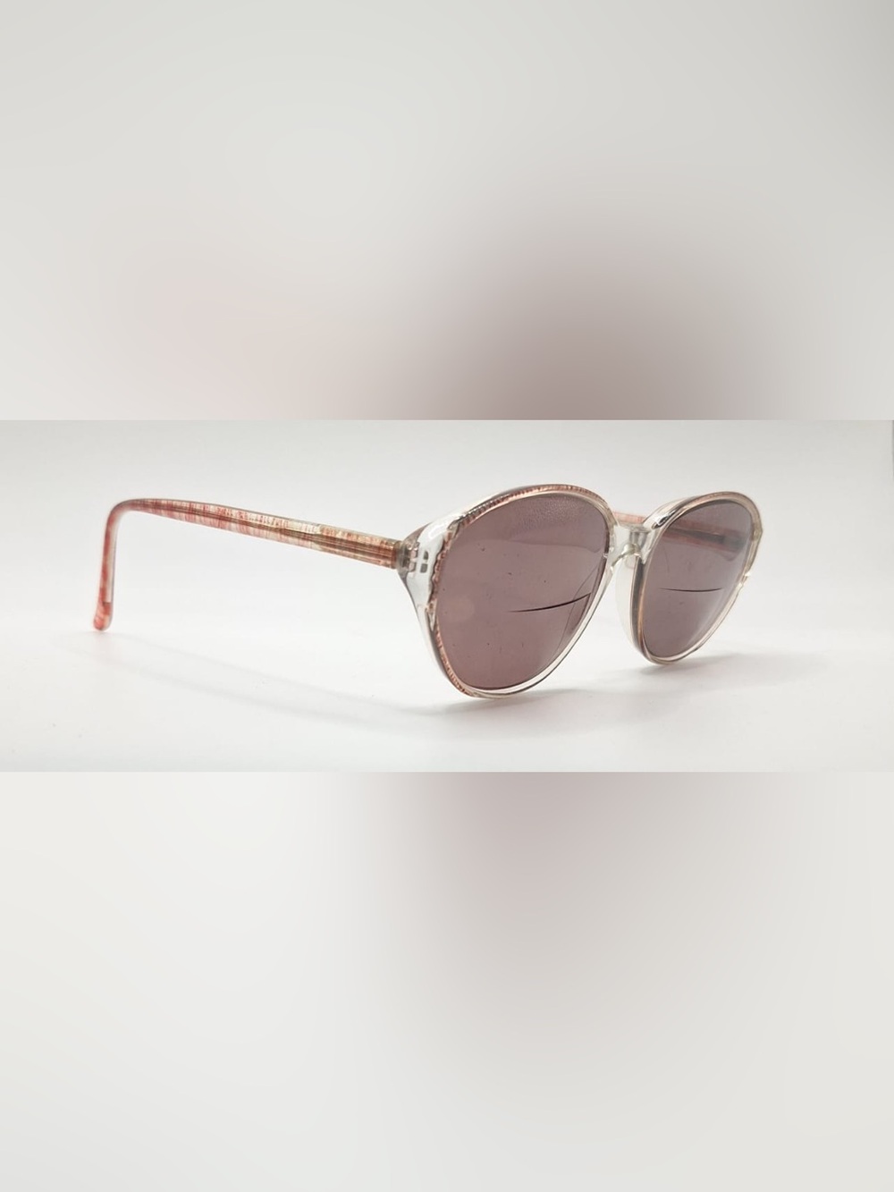 Gallery G500 Pink Translucent Oval Sunglasses Frames Only